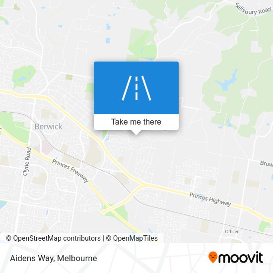 Aidens Way map