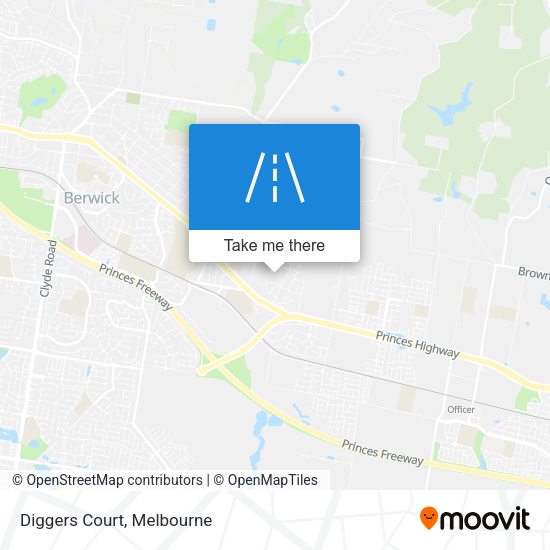 Diggers Court map
