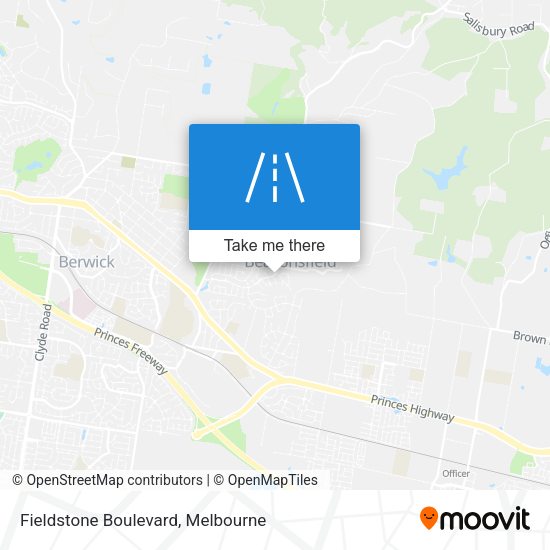 Fieldstone Boulevard map