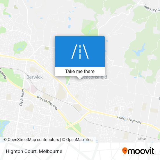 Highton Court map