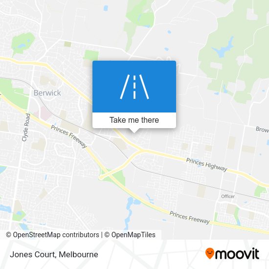 Jones Court map
