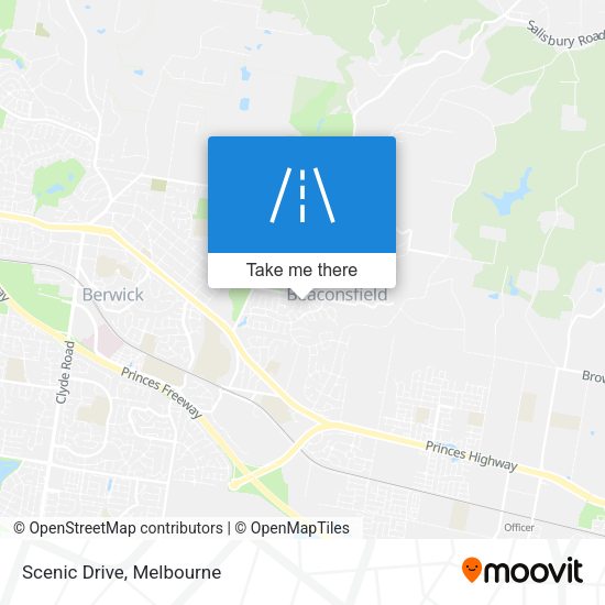Scenic Drive map
