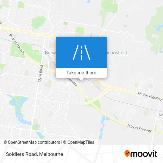 Soldiers Road map
