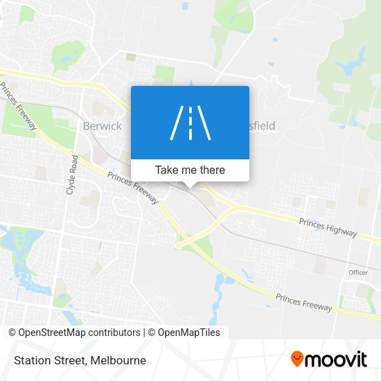 Station Street map