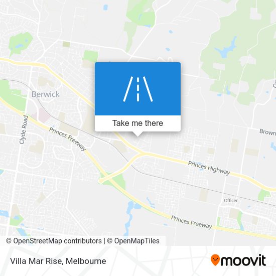 Villa Mar Rise map