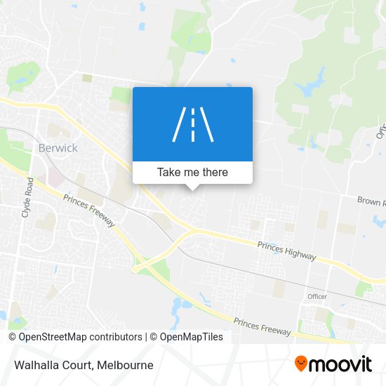 Walhalla Court map