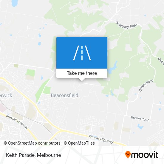 Keith Parade map