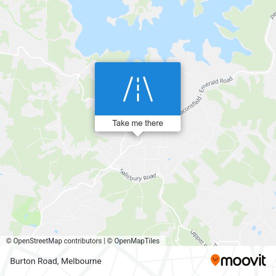 Burton Road map