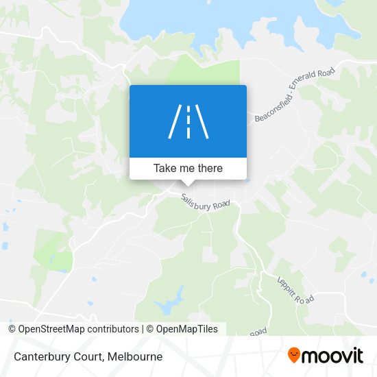 Canterbury Court map