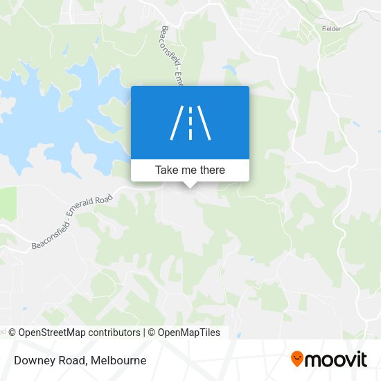 Downey Road map