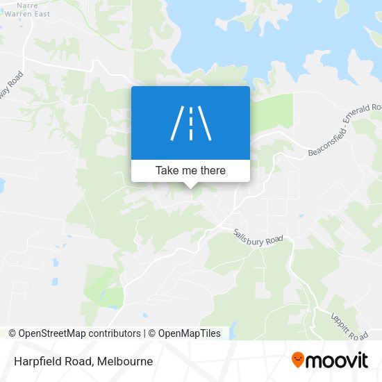 Harpfield Road map