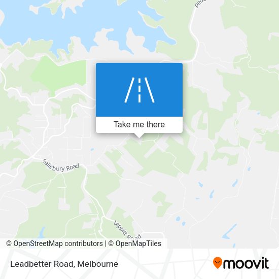 Leadbetter Road map