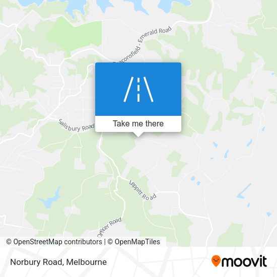 Norbury Road map