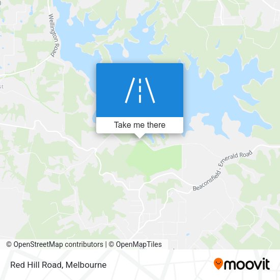 Red Hill Road map
