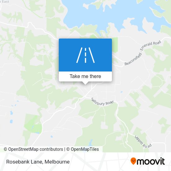 Rosebank Lane map