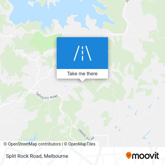Split Rock Road map