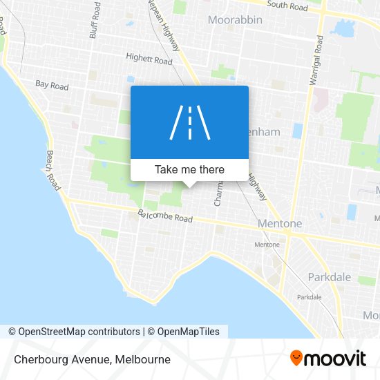 Cherbourg Avenue map