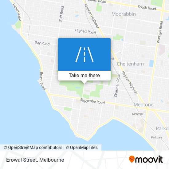 Erowal Street map