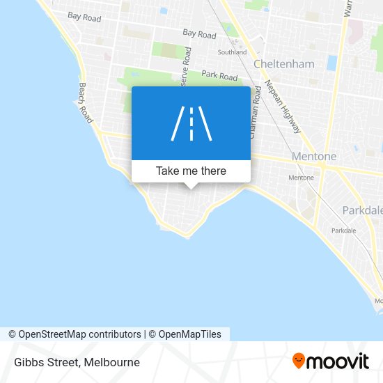 Gibbs Street map