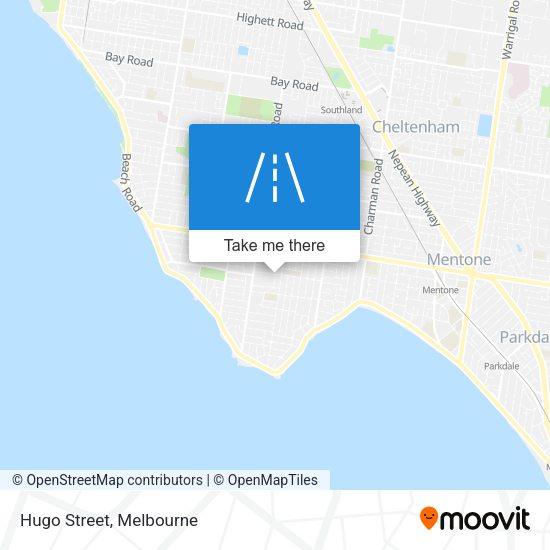 Hugo Street map