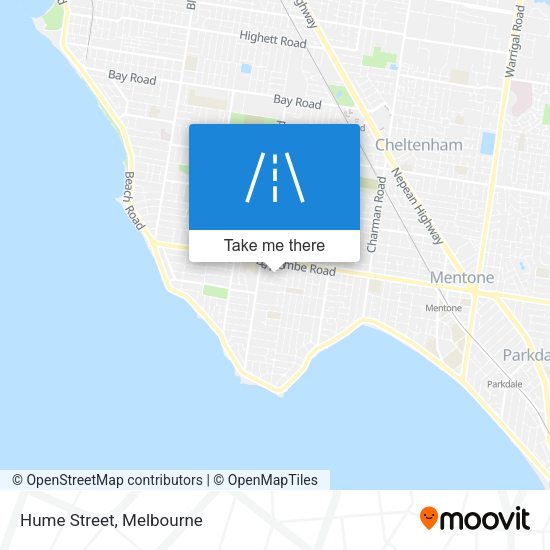 Hume Street map