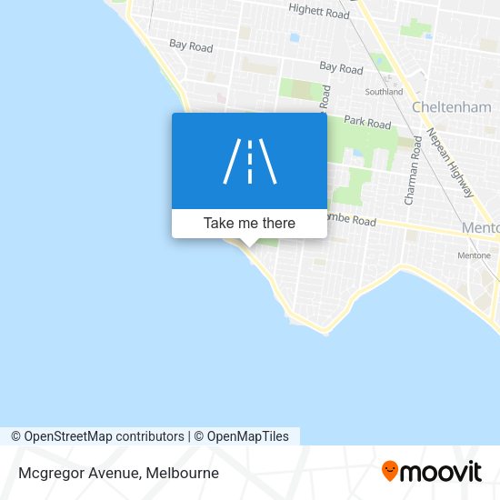 Mcgregor Avenue map
