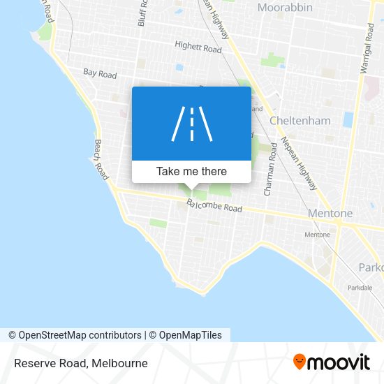 Reserve Road map