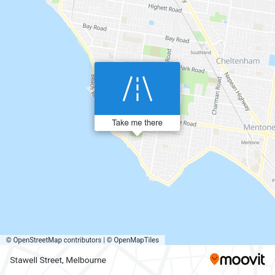 Stawell Street map