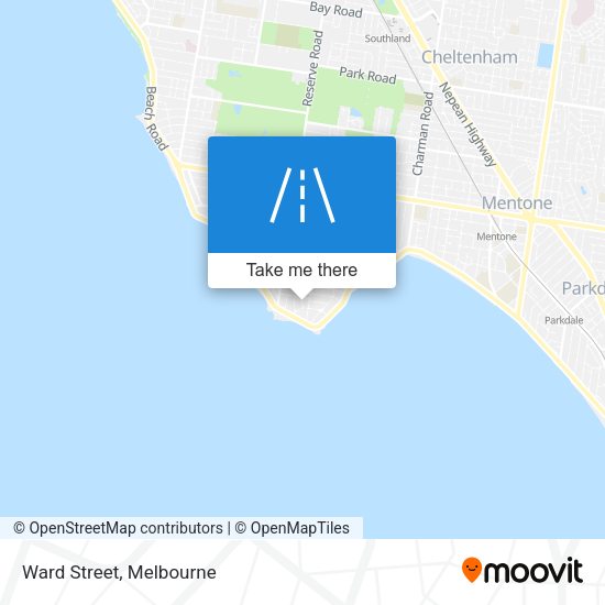 Ward Street map