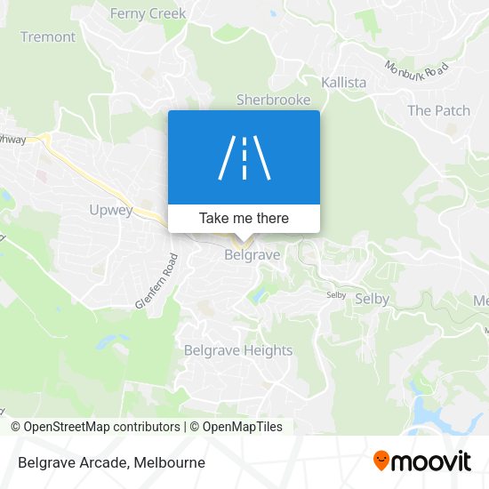Belgrave Arcade map