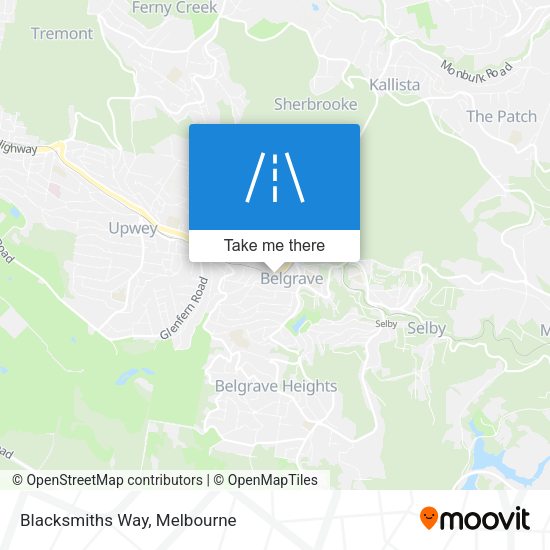 Blacksmiths Way map