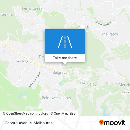 Caporn Avenue map