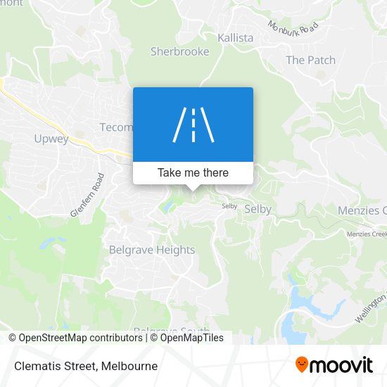 Clematis Street map