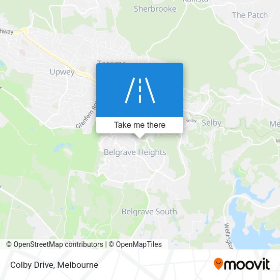 Colby Drive map