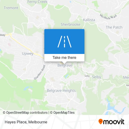 Hayes Place map