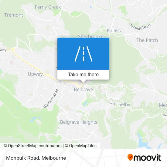 Monbulk Road map
