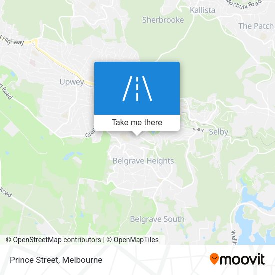 Prince Street map