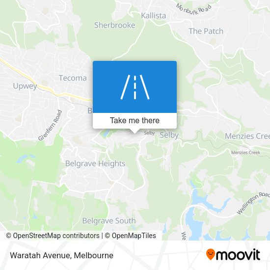 Waratah Avenue map