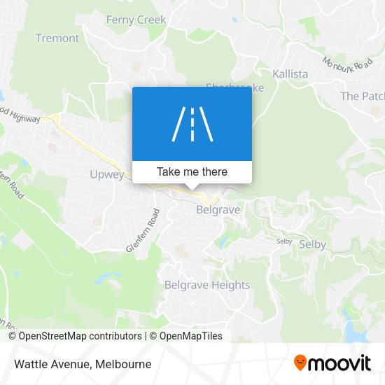 Wattle Avenue map