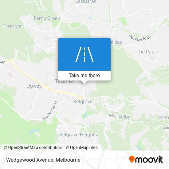 Wedgewood Avenue map
