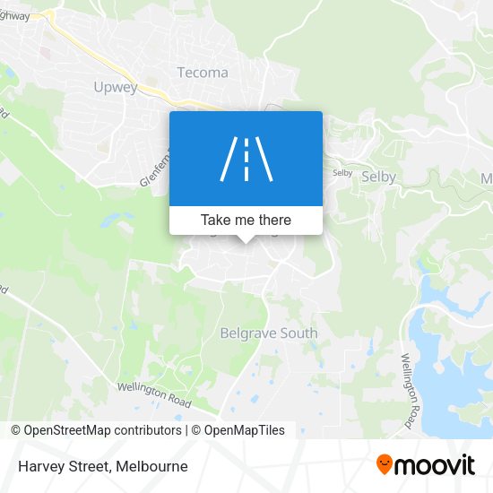Harvey Street map