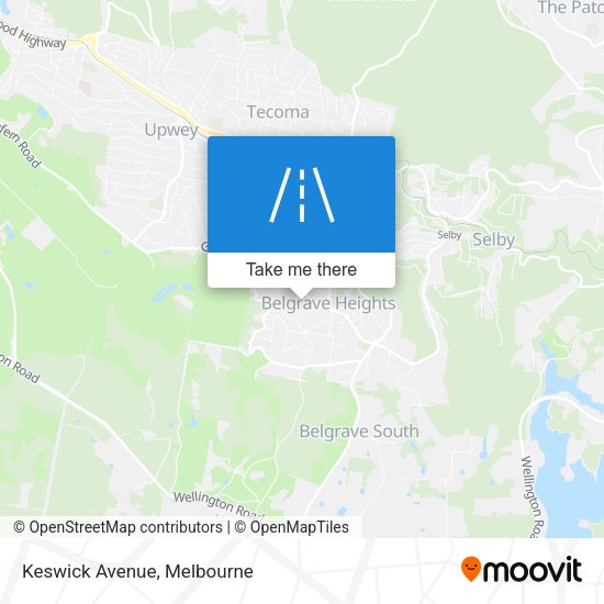 Keswick Avenue map