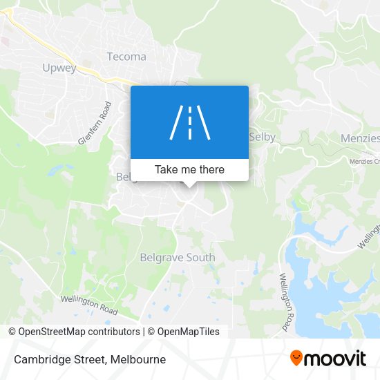 Cambridge Street map