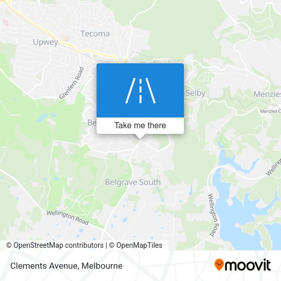 Clements Avenue map