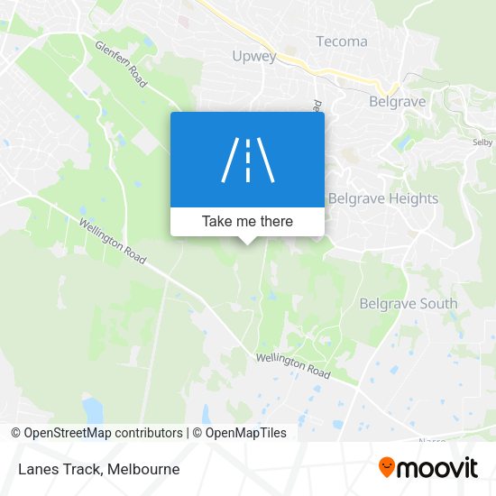 Lanes Track map