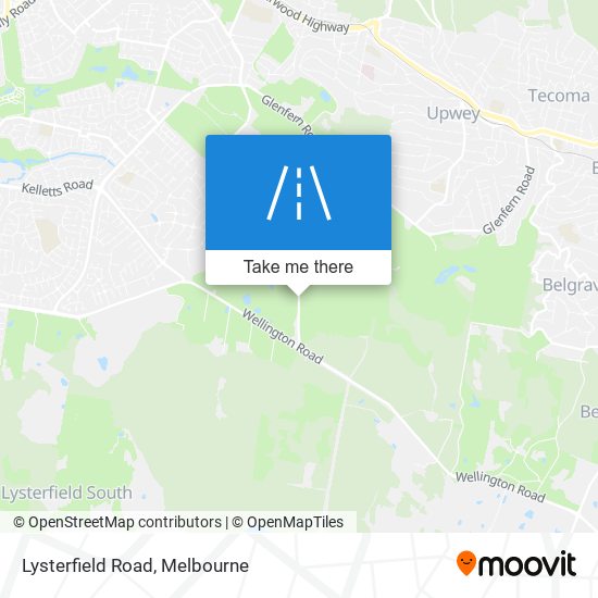 Lysterfield Road map