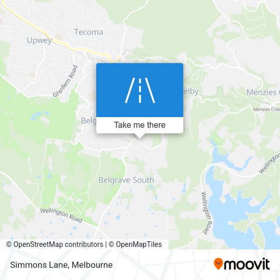 Simmons Lane map