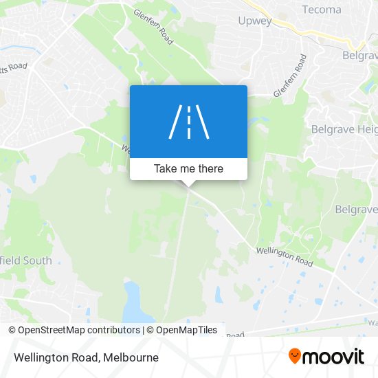 Wellington Road map