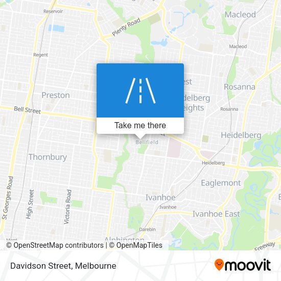 Davidson Street map