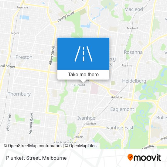 Plunkett Street map